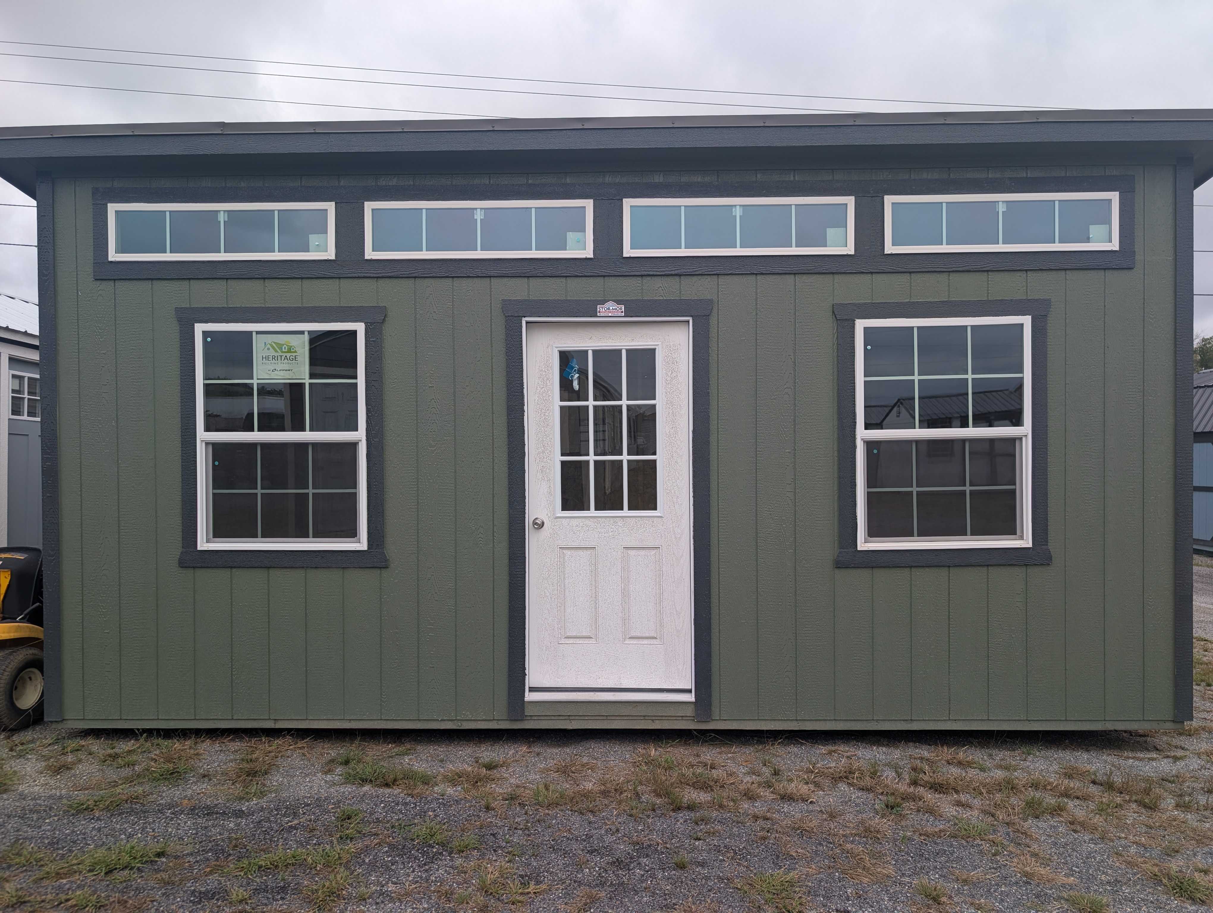 Example shed at EverGreene Buildings & Supply in Mosheim, Tennessee
